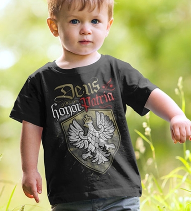 Koszulka dziecięca DEUS HONOR PATRIE 2